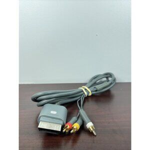 OEM MicrOne Sizeoft Xbox 360 AV RCA Video Cable Cord X810973-001